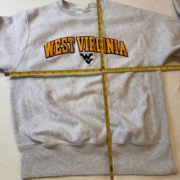 Rare Vintage West Virginia Champion Reverse Weave Size S Crewneck Sweatshirt - Picture 7 of 16